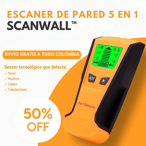 ESCANER DE PARED 5 EN 1 SCANWALL™ 50% OFF + ENVIO GRATIS