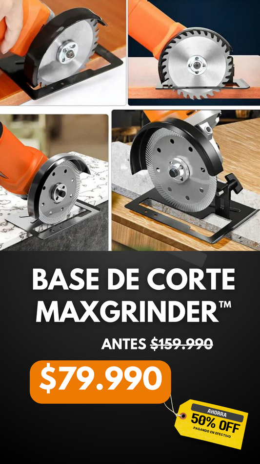 BASE DE CORTE MAXGRINDER 50% OFF + ENVIO GRATIS