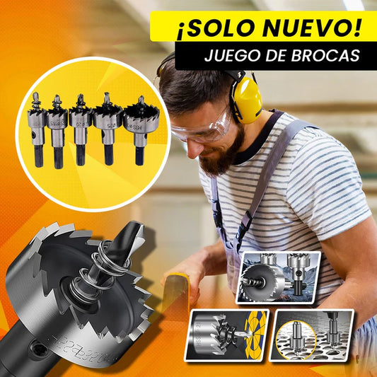 BROCAS PERFORADORAS DE TITANIO 50% OFF + ENVIO GRATIS