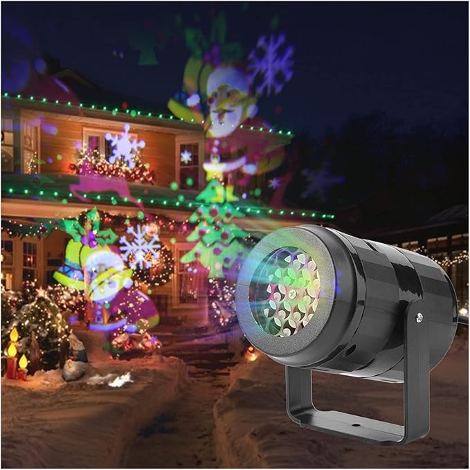 PROYECTOR DE FIGURAS LED NAVIDEÑO SNOWLIGHT™ 50% OFF + ENVIO GRATIS