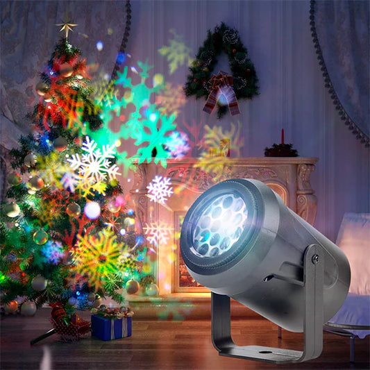 PROYECTOR DE FIGURAS LED NAVIDEÑO SNOWLIGHT™ 50% OFF + ENVIO GRATIS